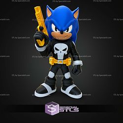 Super Basic STL Punisher Sonic Multipart
