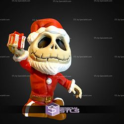 Super Basic STL Santa Jack Skellington MultiColor