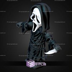 Super Basic STL Scream Ghostface MultiColor