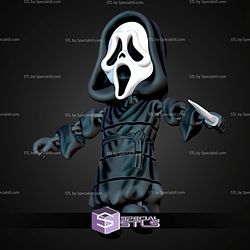 Super Basic STL Scream Ghostface MultiColor