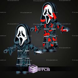 Super Basic STL Scream Ghostface MultiColor