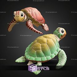 Super Basic STL Sea Turle Multicolor