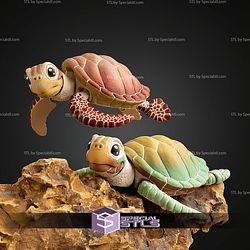 Super Basic STL Sea Turle Multicolor