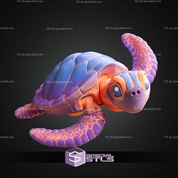Super Basic STL Sea Turle Multicolor