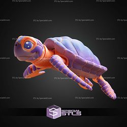 Super Basic STL Sea Turle Multicolor