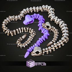 Super Basic STL Skeleton Rattle Snake