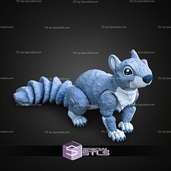 Super Basic STL Squirrel with Santa Hat