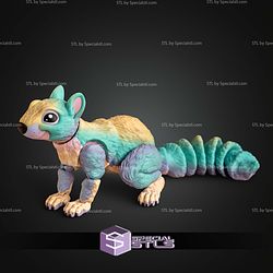 Super Basic STL Squirrel with Santa Hat