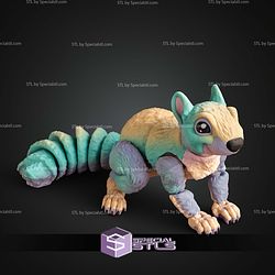 Super Basic STL Squirrel with Santa Hat