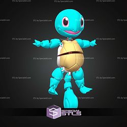 Super Basic STL Squirtle MultiColor Flexi