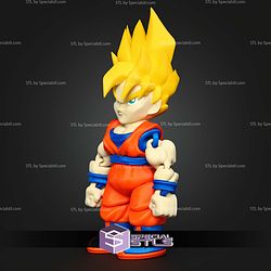 Super Basic STL Super Saiyan Goku MultiColor