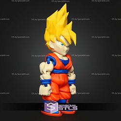 Super Basic STL Super Saiyan Goku MultiColor