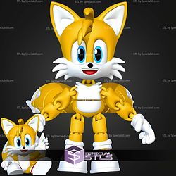 Super Basic STL Tails Sonic MultiColor