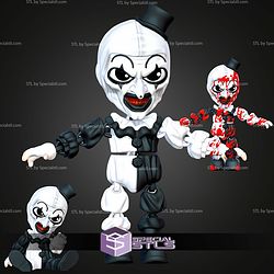 Super Basic STL Terrifier Art the Clown MultiColor