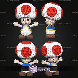 Super Basic STL Toad Knitted