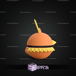 Super Basic STL Torchic Pokeball