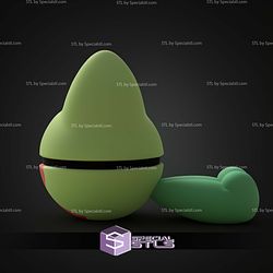 Super Basic STL Treecko Pokeball