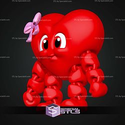 Super Basic STL Valentines Heart MultiColor