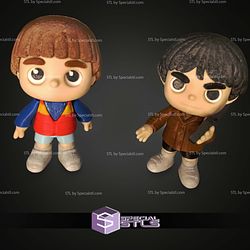 Super Basic STL Will and Mike Stranger Thing Multipart