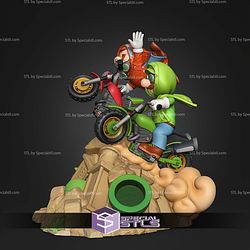 Super Mario Galaxy Movie Diorama 197mm STL Files