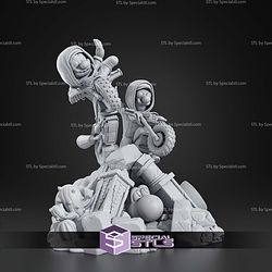 Super Mario Galaxy Movie Diorama 197mm STL Files