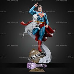 Superman And Krypto 497mm STL Files