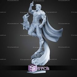 Superman And Krypto 497mm STL Files