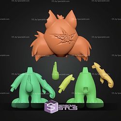 Sylvester Chibi Zombie STL Files