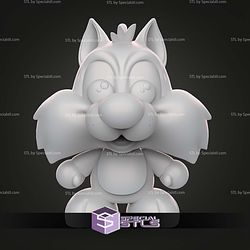 Sylvester Kawaii Version STL Files