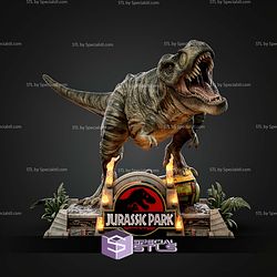 T Rex Jurassic Park 350mm STL Files