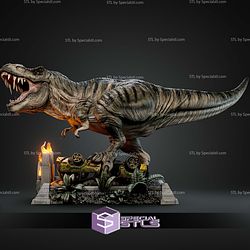 T Rex Jurassic Park 350mm STL Files