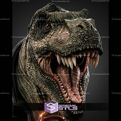 T Rex Portrait Bust 350mm STL Files