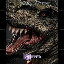 T Rex Portrait Bust 350mm STL Files