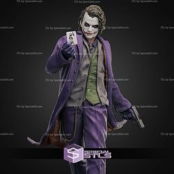 The Clown Joker Heath Ledger 376mm STL Files