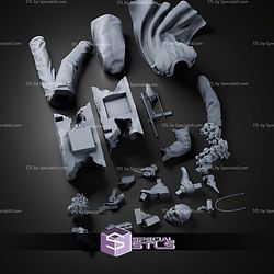 The Clown Joker Heath Ledger 376mm STL Files