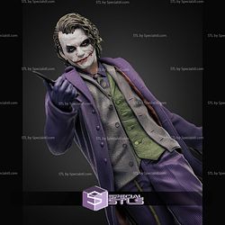 The Clown Joker Heath Ledger 376mm STL Files