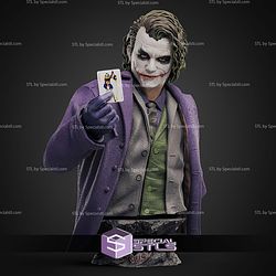 The Clown Joker Heath Ledger Bust 159mm STL Files