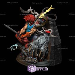 Thundercats Diorama Mumm Ra and Lion O STL Files