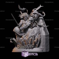 Thundercats Diorama Mumm Ra and Lion O STL Files