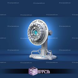 Tony Stark Heart Iron Man Arc Reactor STL Files