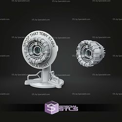 Tony Stark Heart Iron Man Arc Reactor STL Files