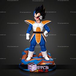 Vegeta Saiyan Saga 198mm STL Files
