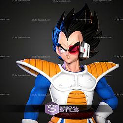 Vegeta Saiyan Saga 198mm STL Files