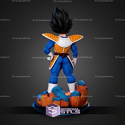 Vegeta Saiyan Saga 198mm STL Files