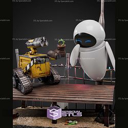 Wall E and Eve 300mm STL Files