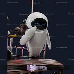 Wall E and Eve 300mm STL Files