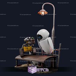 Wall E and Eve 300mm STL Files