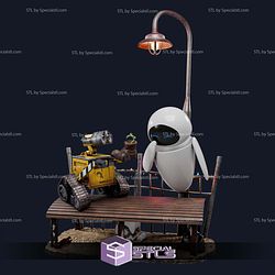 Wall E and Eve 300mm STL Files