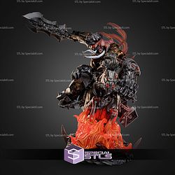 War Darksiders on Horse 430mm STL Files
