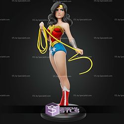Wonder Woman Toon 179mm STL Files